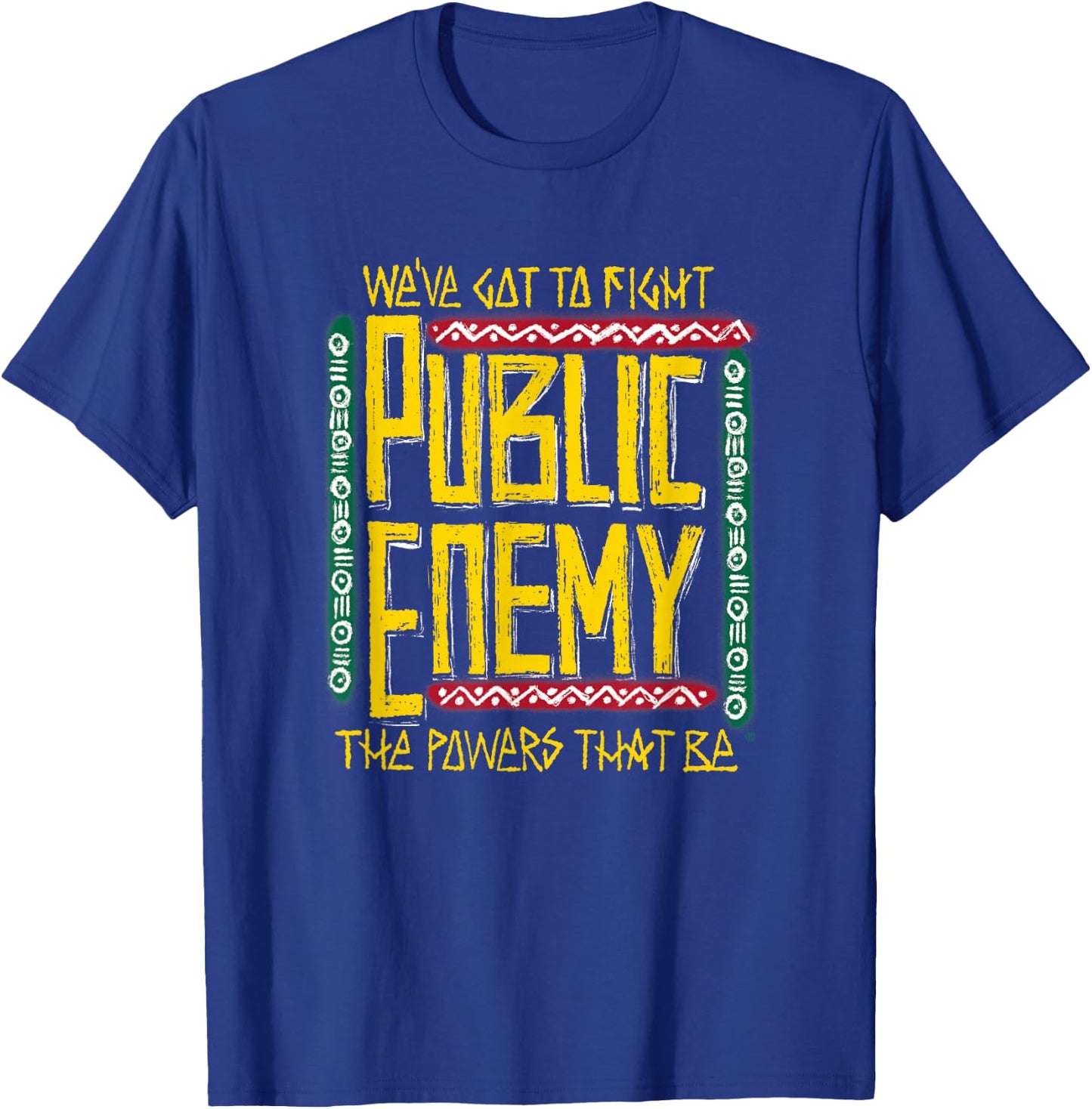 Public Enemy | Fight The Power | 1990s Vintage Legends , black T-Shirt - T-Shirt | Royal