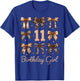 11th Birthday Girl Leopard Coquette Bows 11 Year Old Girl T-Shirt - T-Shirt | Royal