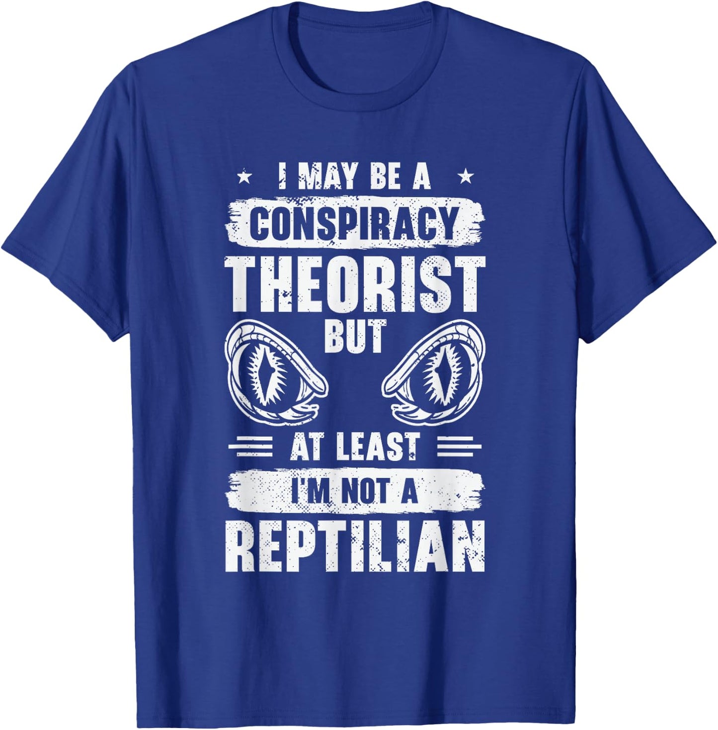 Lizard Reptilian Agenda Conspiracy Theory T-Shirt - T-Shirt | Royal