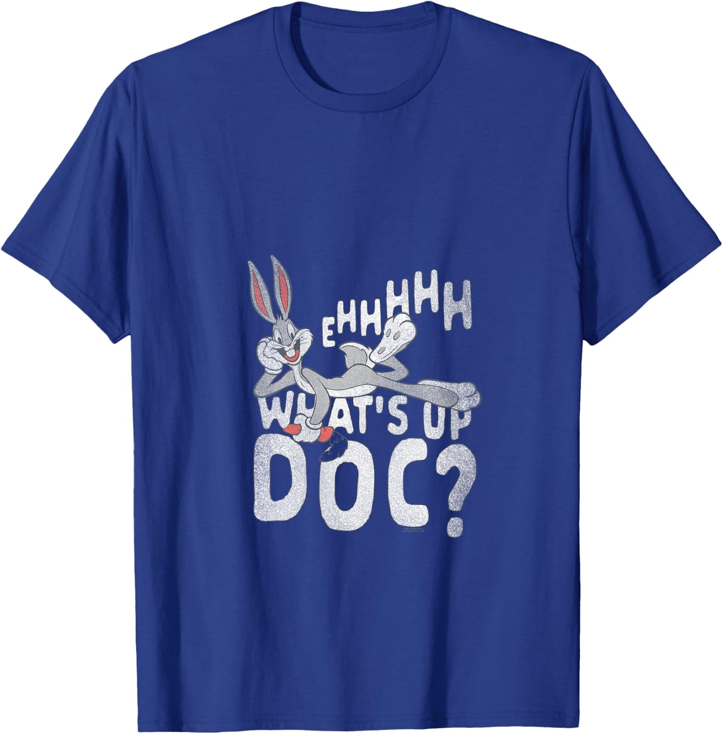 Looney Tunes Bugs Bunny What's Up Doc? V-Neck T-Shirt - T-Shirt | Royal