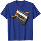 Rewind 80s Shirt Funny Rewind Cassette Pencil Vintage T-Shirt - T-Shirt | Royal