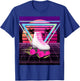 80s Steam Background - Skates Costume Gift, Black T-Shirt - T-Shirt | Royal