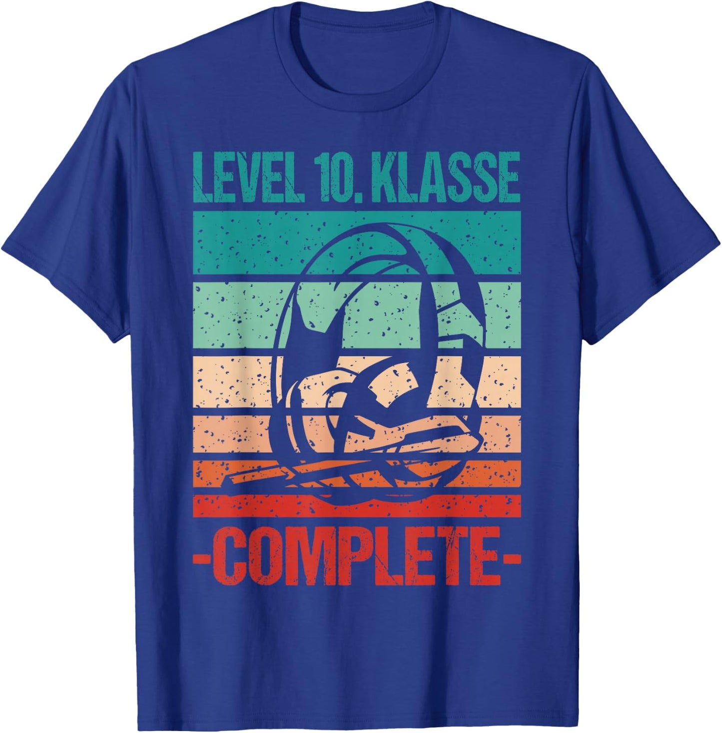 Level 10. Klasse Complete Schule Prüfung Bestanden Abschluss T-Shirt - T-Shirt | Royal