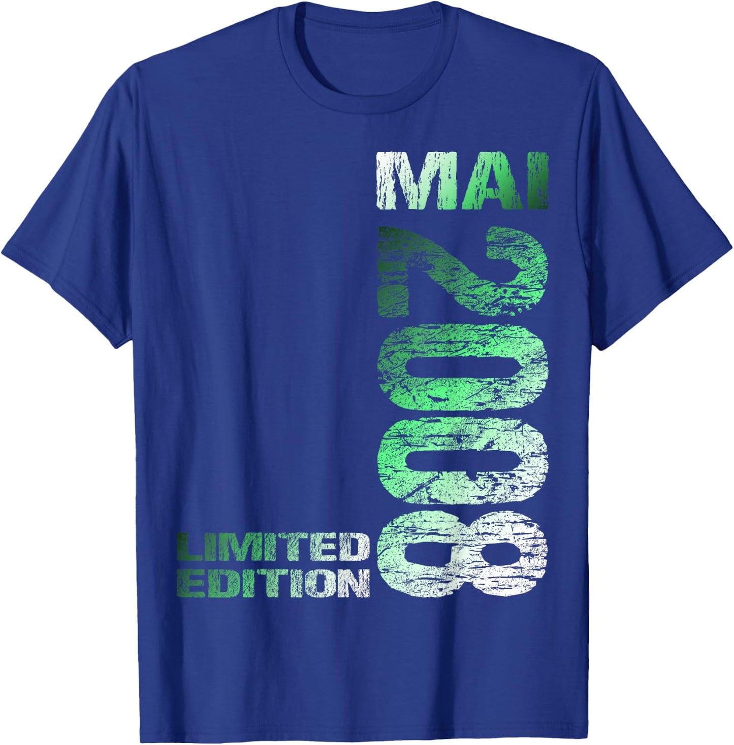 Mai 2008 Junge Mädchen 18. Geburtstag Limited Edition 18 T-Shirt - T-Shirt | Royal