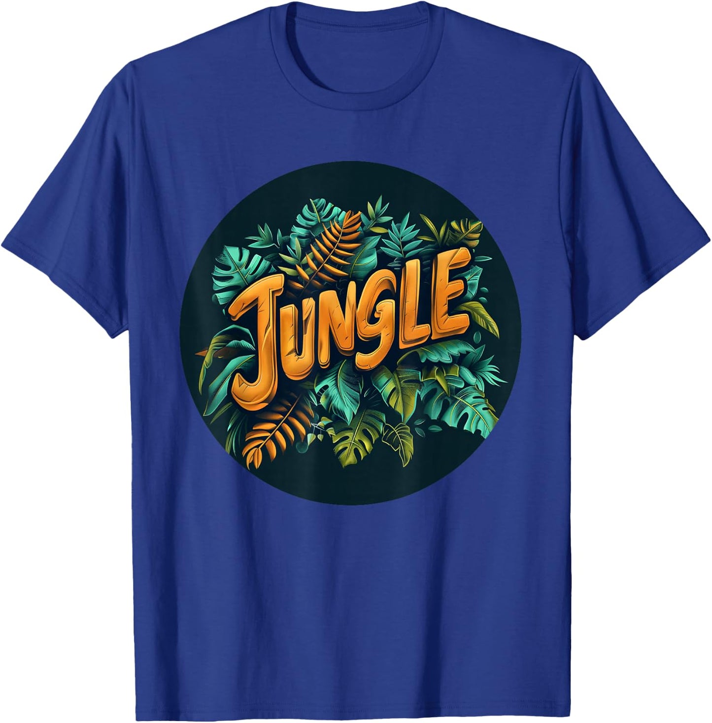 Wild jungle design for a stylish outfit , Black, S T-Shirt - T-Shirt | Royal
