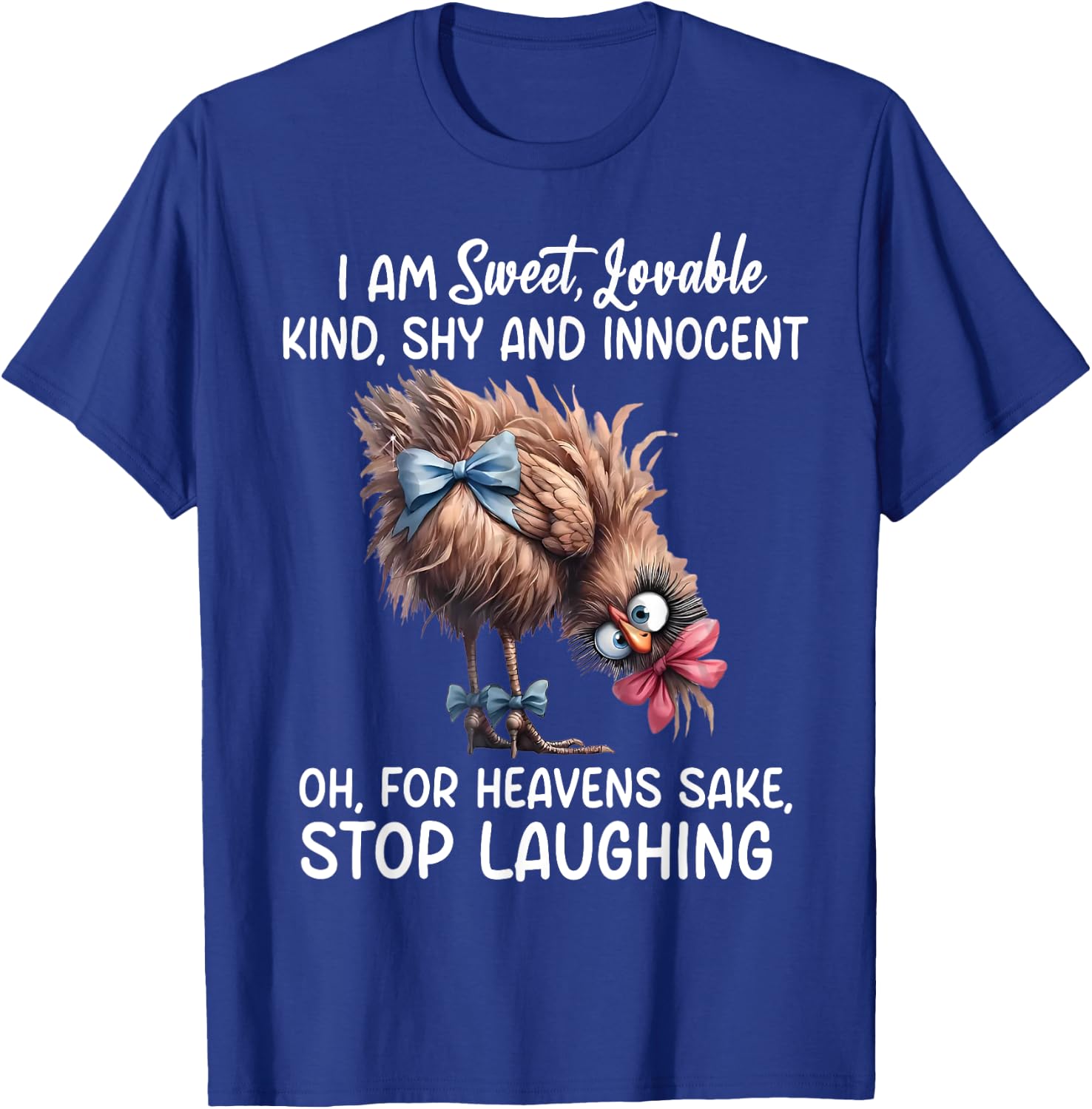 Chicken I Am Sweet Lovable Kind Shy And Innocent T-Shirt - T-Shirt | Royal