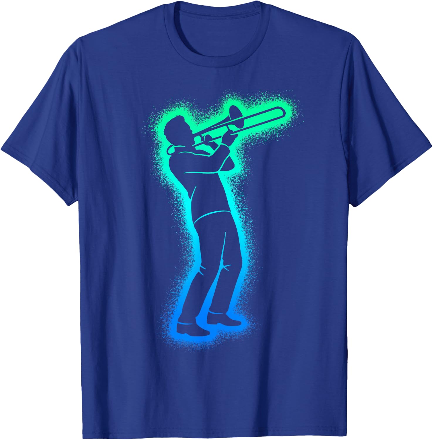 Trombone Player Trombonist Men Boys Kids Trombone T-Shirt - T-Shirt | Royal