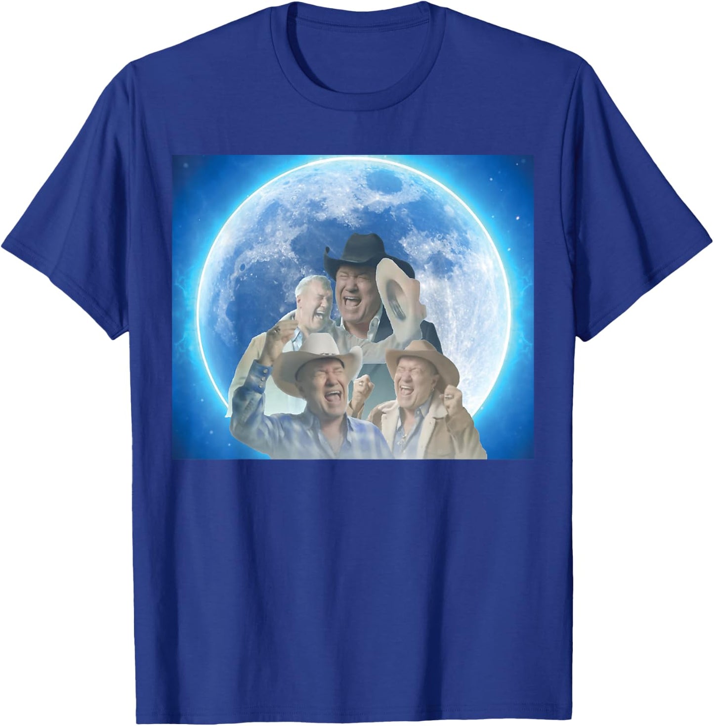 Screaming Cowboy Meme T-Shirt - T-Shirt | Royal