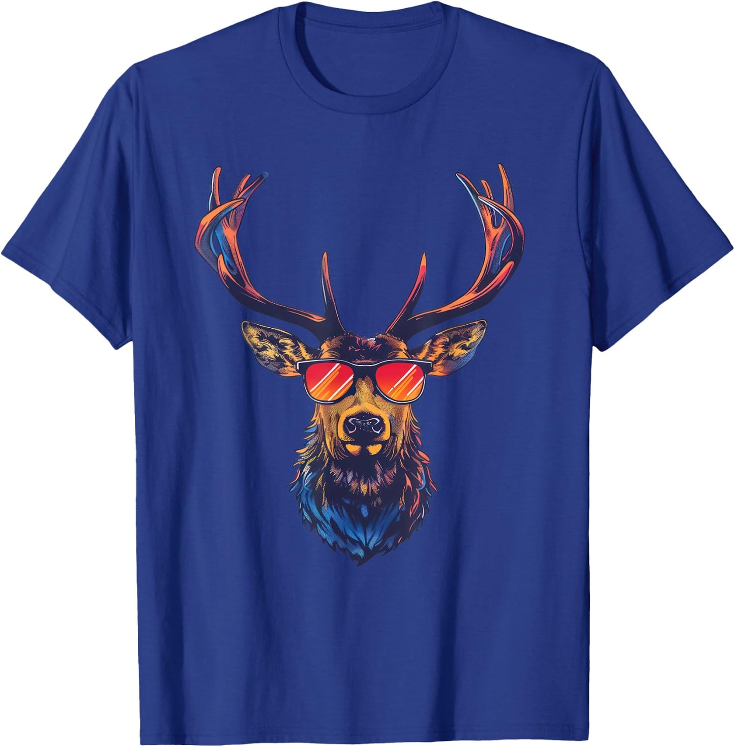 Deer Sunglasses T-Shirt - T-Shirt | Royal