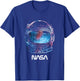 NASA Galaxy Lineart Fill Helmet Small T-Shirt - T-Shirt | Royal