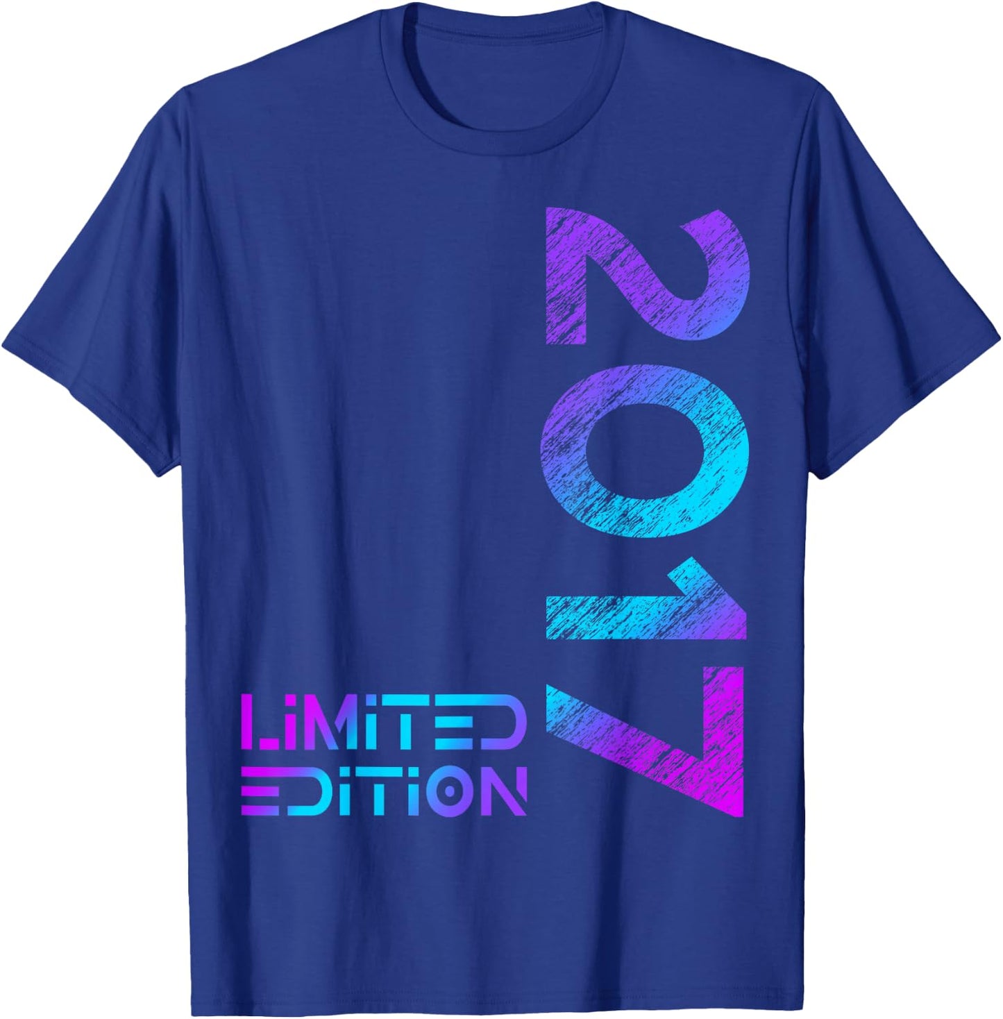 Limited Edition Jahrgang 2017 Junge Mädchen 9. Geburtstag T-Shirt - T-Shirt | Royal