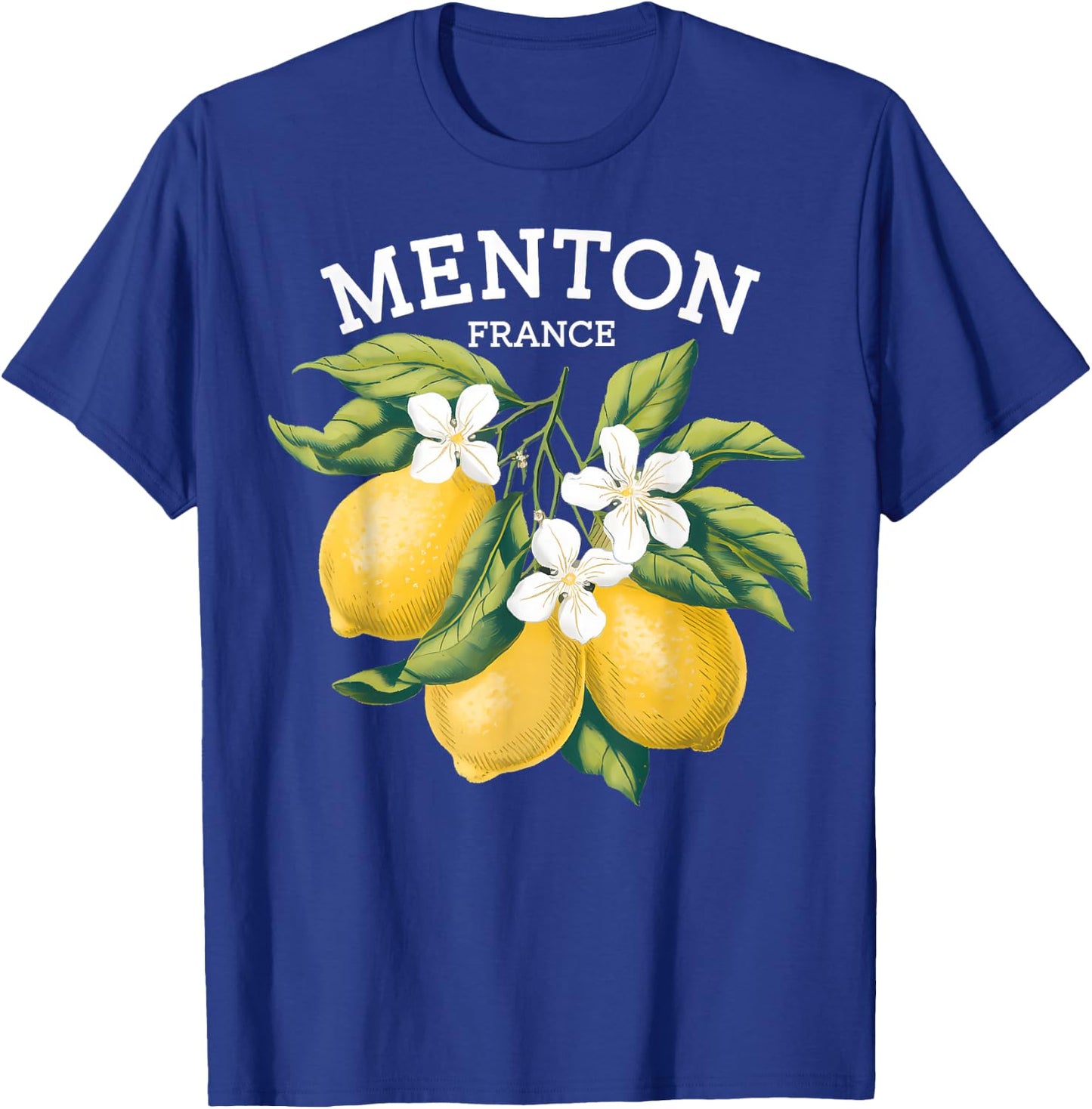 Menton France French Riviera , Black, S T-Shirt - T-Shirt | Royal