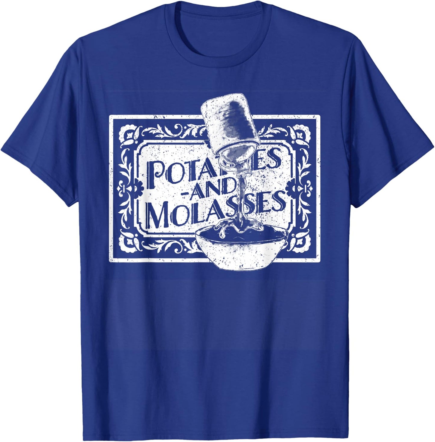 Vintage Potatoes & Molasses T-Shirt - T-Shirt | Royal
