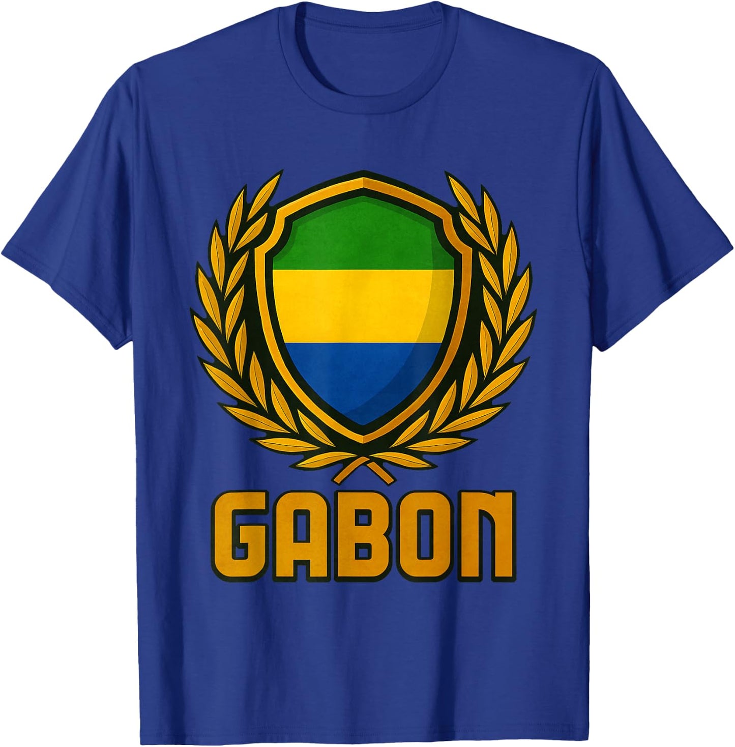 Gabon Emblem T-Shirt - T-Shirt | Royal