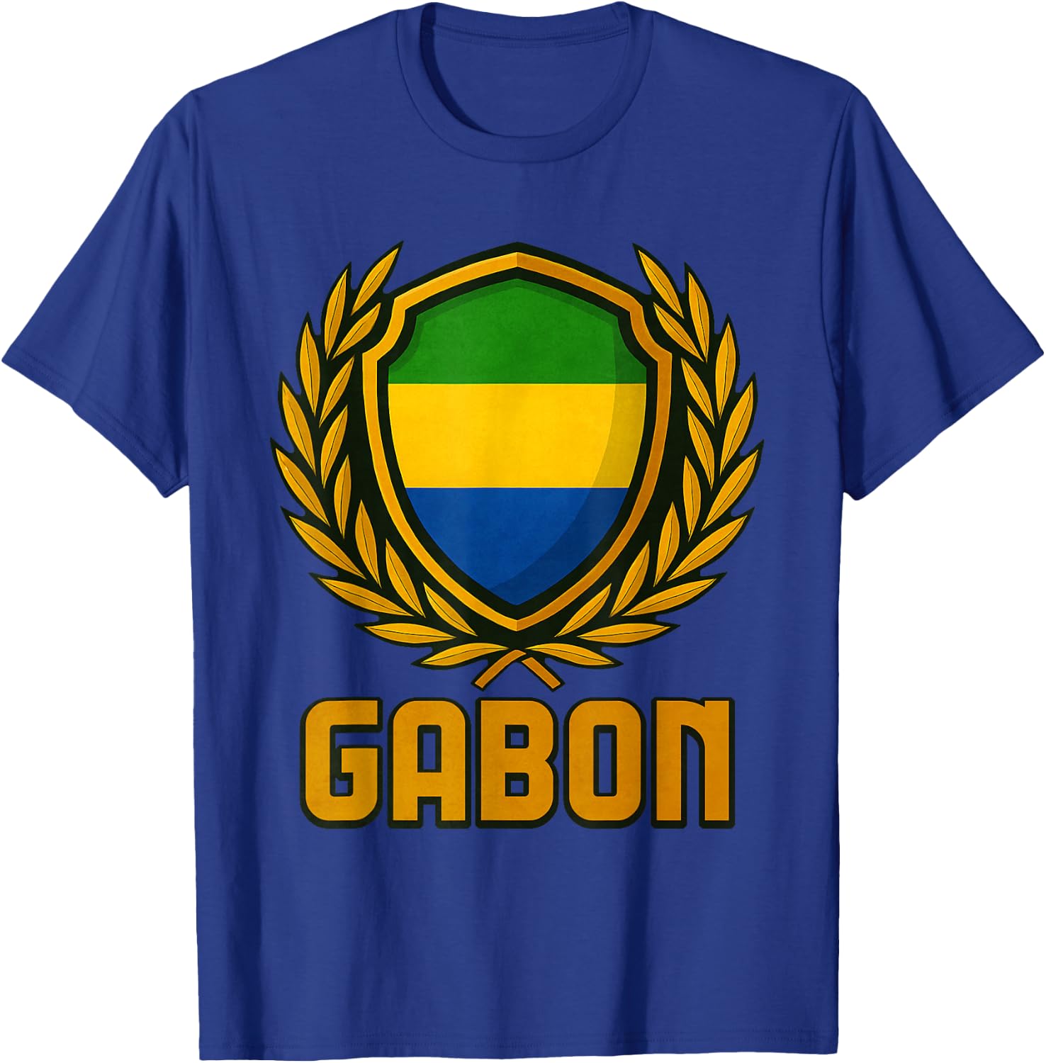 Gabon Emblem T-Shirt - T-Shirt | Royal