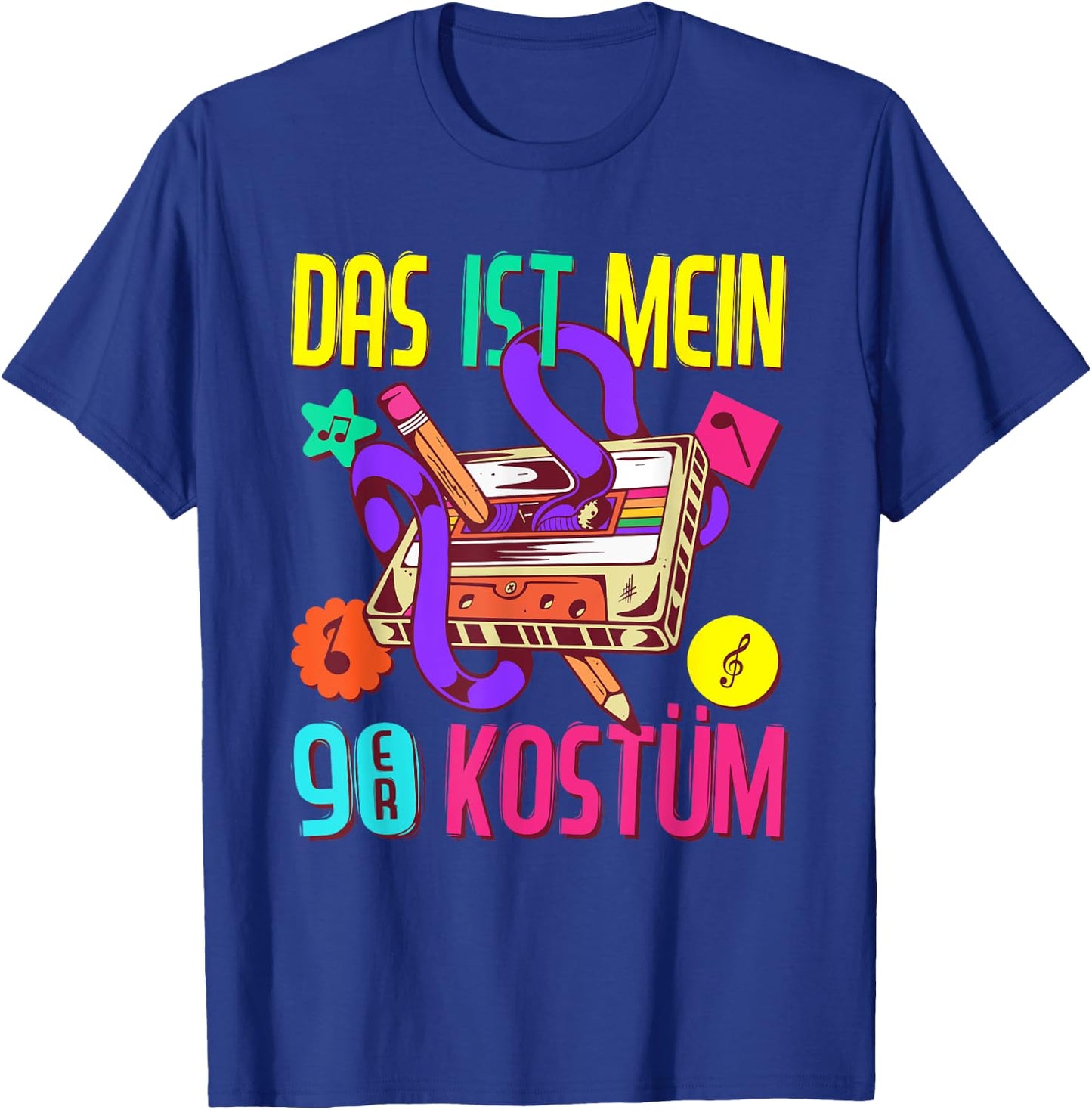 90er Jahre Outfit Damen Herren | Das ist mein 90er Kostüm T-Shirt - T-Shirt | Royal
