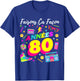 Party 80s Birthday Party 80s Retro Style , Black, S T-Shirt - T-Shirt | Royal