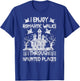 Ghost Hunting Romantic Walks Through Haunted Places T-Shirt - T-Shirt | Royal