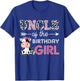 Uncle of The Birthday Girl Farm Cow Uncle Matching Family T-Shirt - T-Shirt | Royal