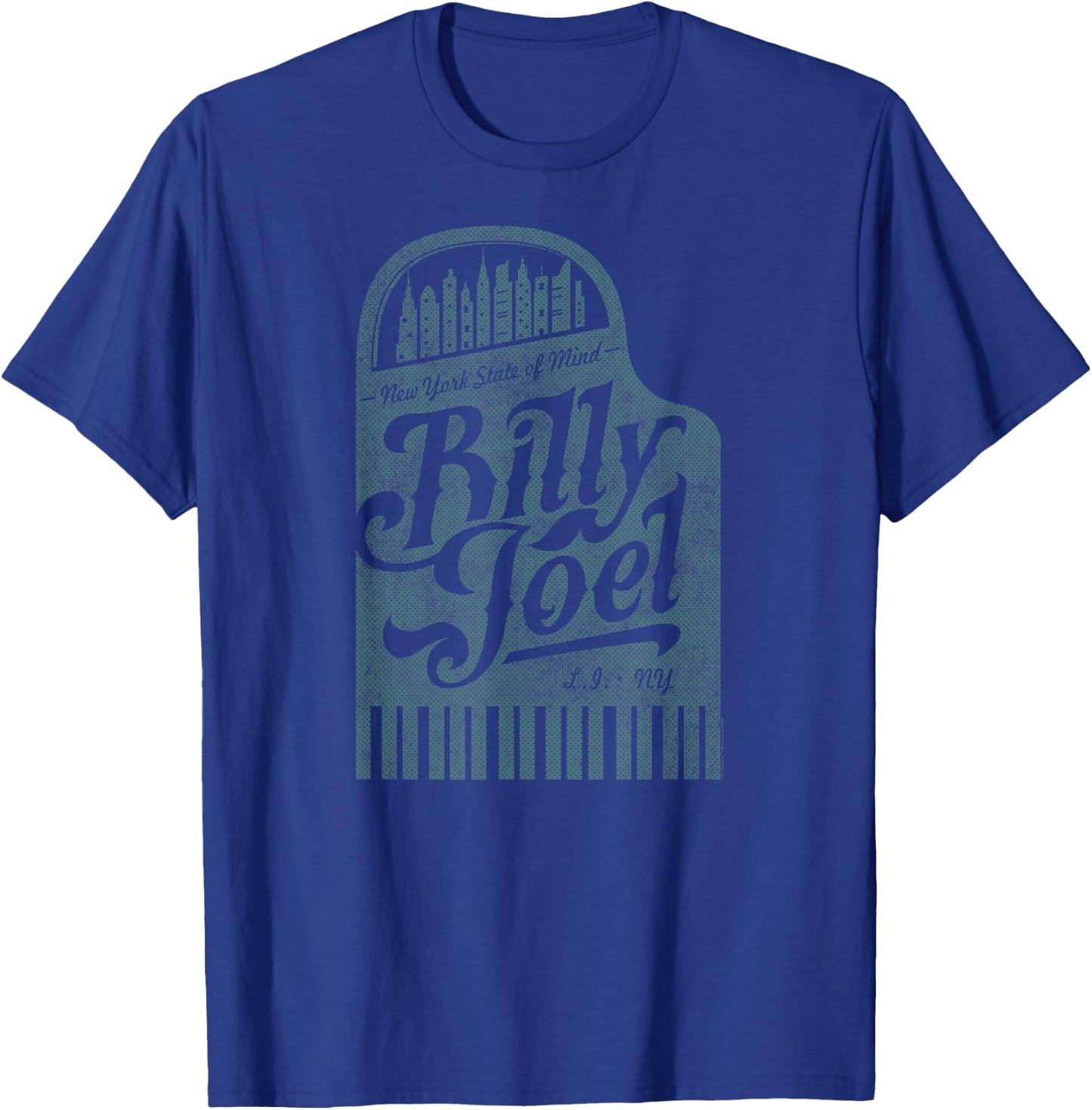 Billy Joel - L.I. x N.Y. T-Shirt - T-Shirt | Royal
