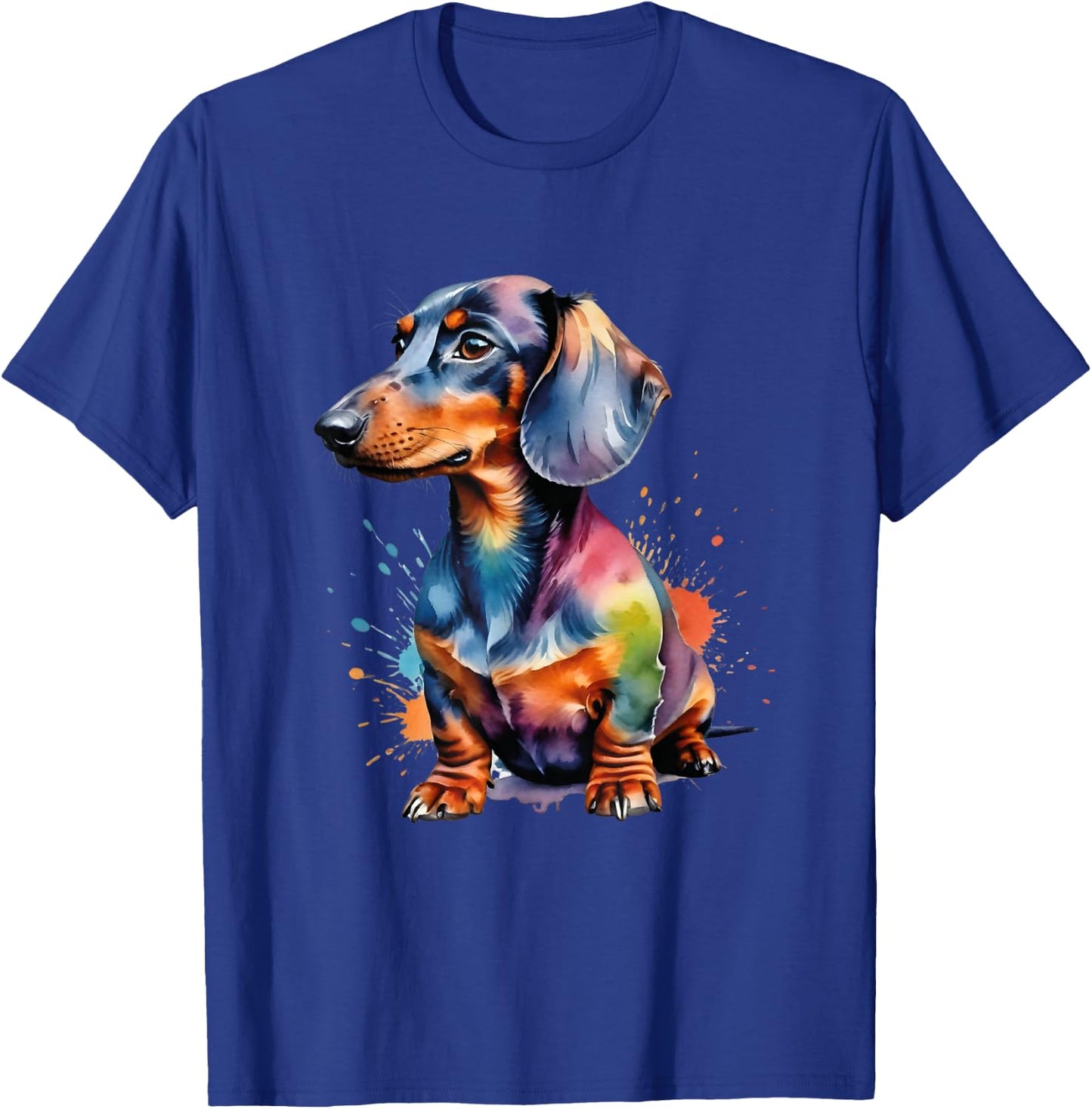 Colorful Wiener & Dachshund T-Shirt - T-Shirt | Royal
