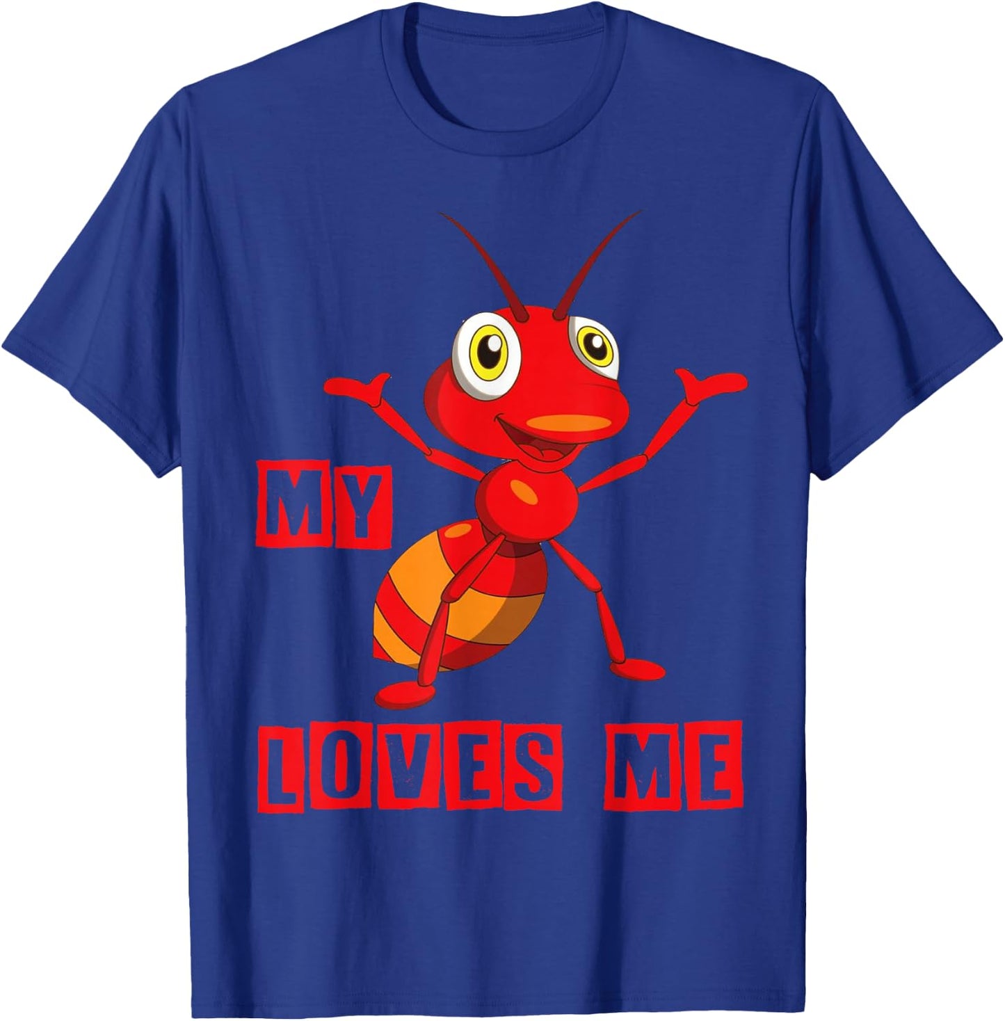 Ant Lovers_My Aunt Loves me for Nephew & Niece T-Shirt - T-Shirt | Royal