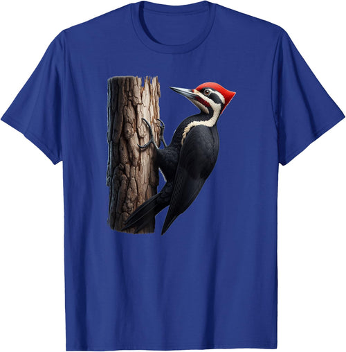 Bird Series. Pileated Woodpecker Bird. Artist's Rendition.