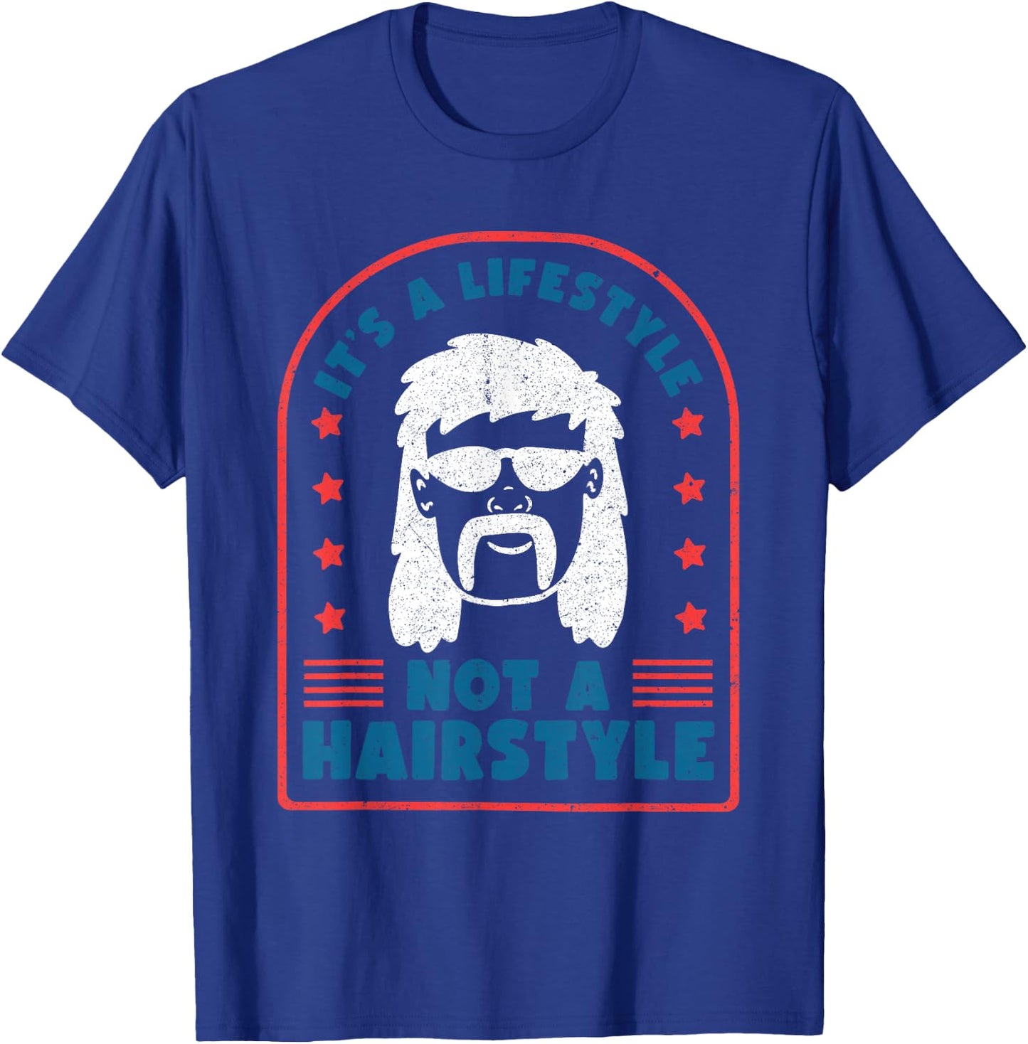It's A Lifestyle Not A Hairstyle - Mullet Pride T-Shirt - T-Shirt | Royal