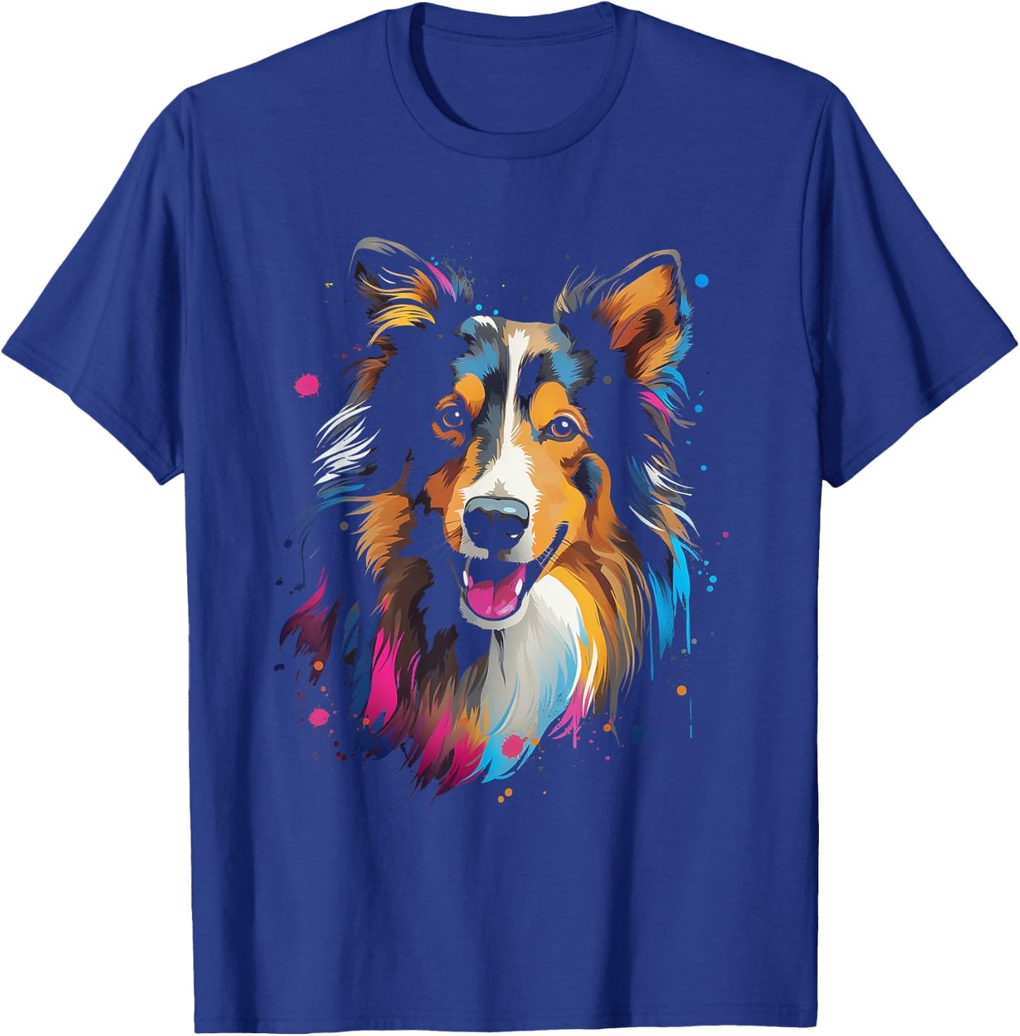 Lanhaar Collie , black T-Shirt - T-Shirt | Royal