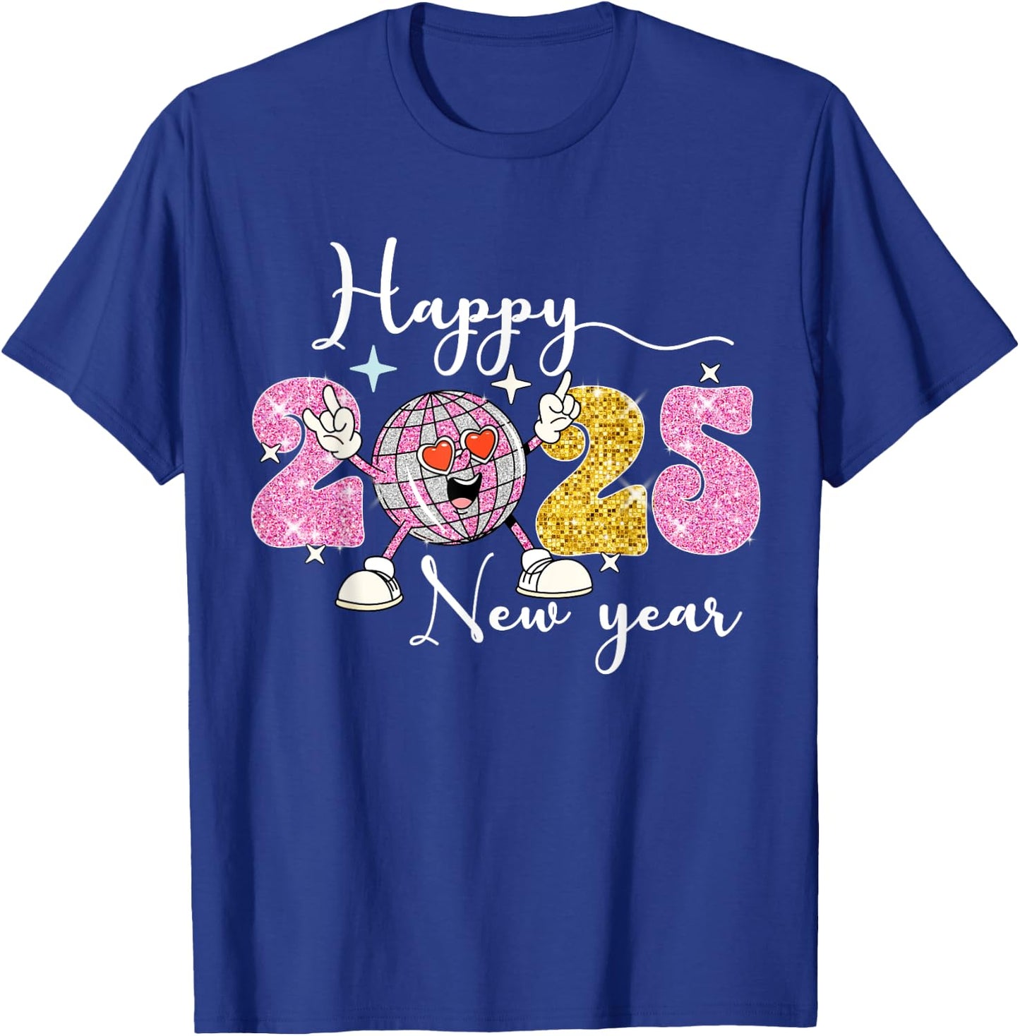 Happy new Year 2025 Party Family Matching T-Shirt - T-Shirt | Royal