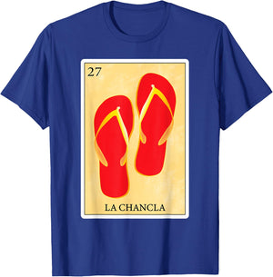 Funny Spanish-Mexican Bingo Gifts - La Chancla T-Shirt - T-Shirt | Royal