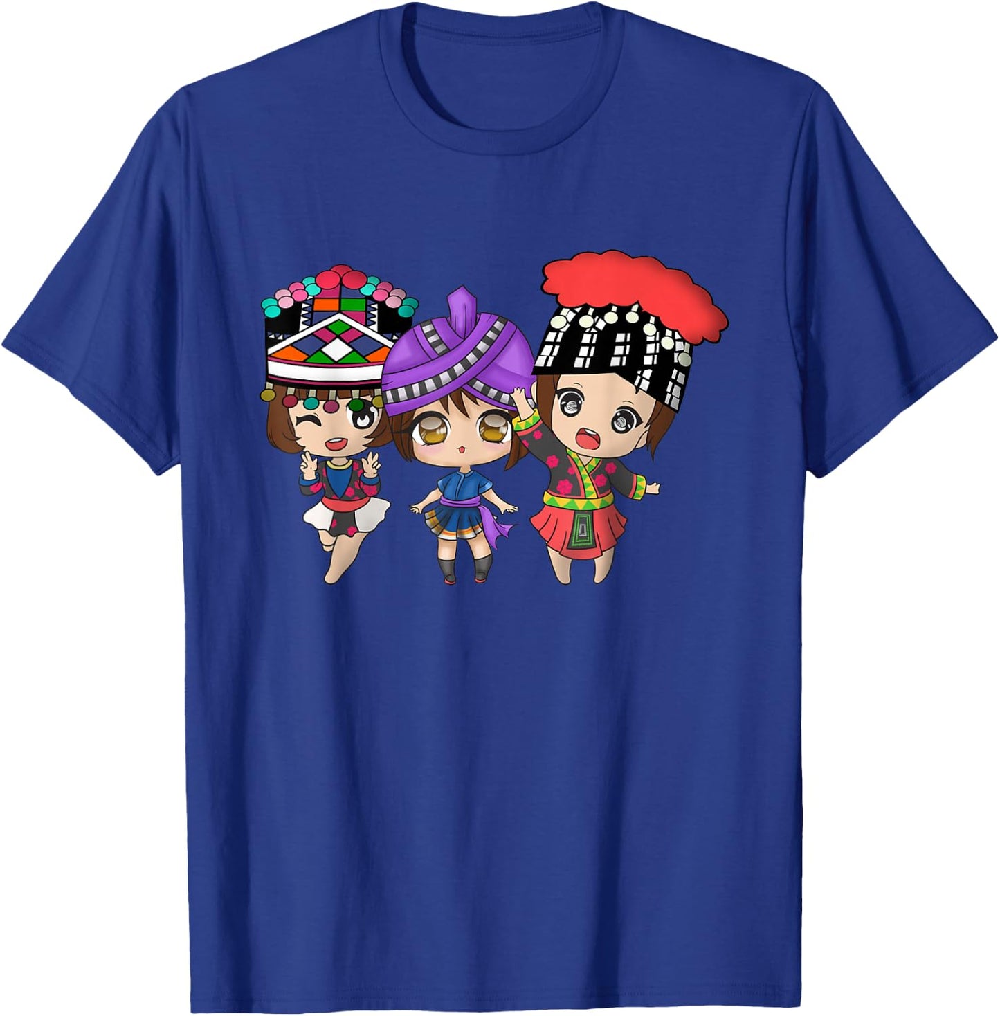 Hmong Girl Miao Woman Proud Hmoob Sisters T-Shirt - T-Shirt | Royal