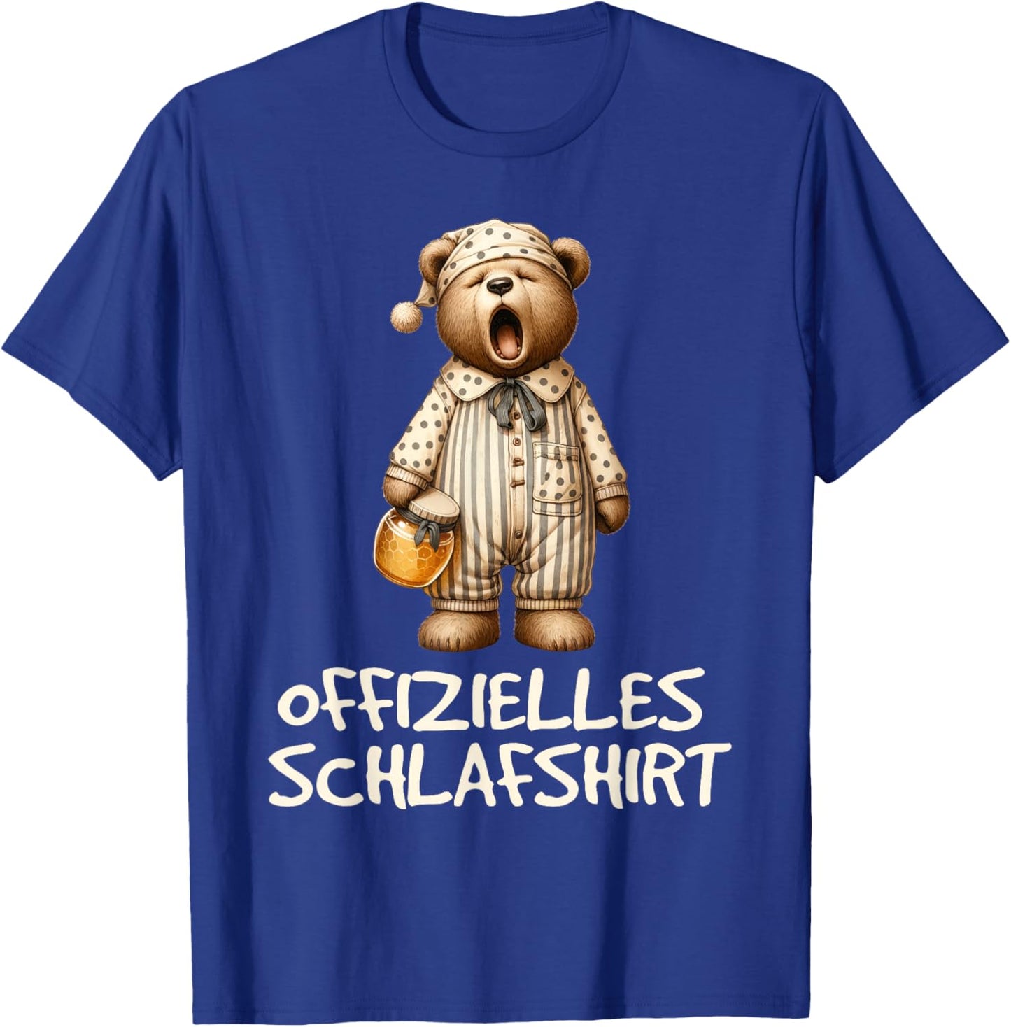 Official Sleep Shirt Bear , black T-Shirt - T-Shirt | Royal