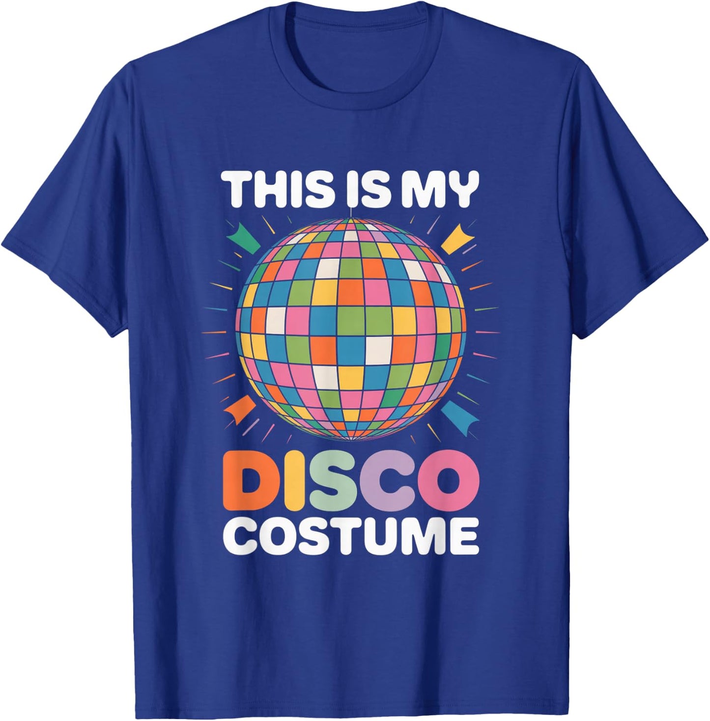 This Is My Disco Costume Recto 1970s Funky design T-Shirt - T-Shirt | Royal