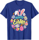Happy Easter - Colorful Eggs Egg Hunting Jesus Christ T-Shirt - T-Shirt | Royal