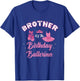 Brother Of The Birthday Ballerina Vintage T-Shirt - T-Shirt | Royal