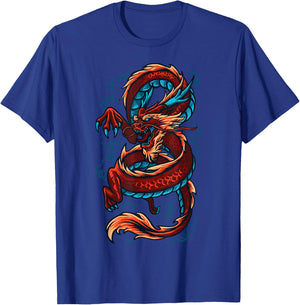 Best Dragon Gift East Asia Dragons Lover Clothes Chinese Dragon - -Adults - Black - Small - Short Sleeve - Modern - Dragon Theme Women's T-Shirt - T-Shirt | Royal