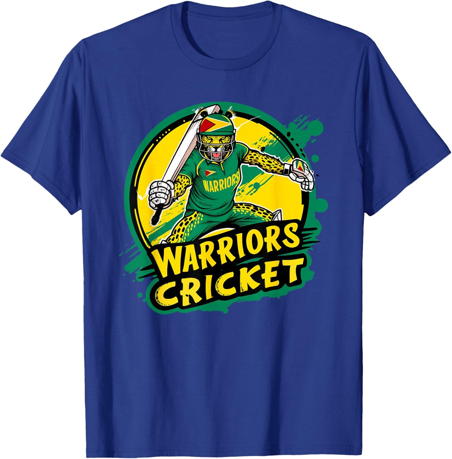 Jaguar - Guyana Warriors Cricket T-Shirt - T-Shirt | Royal