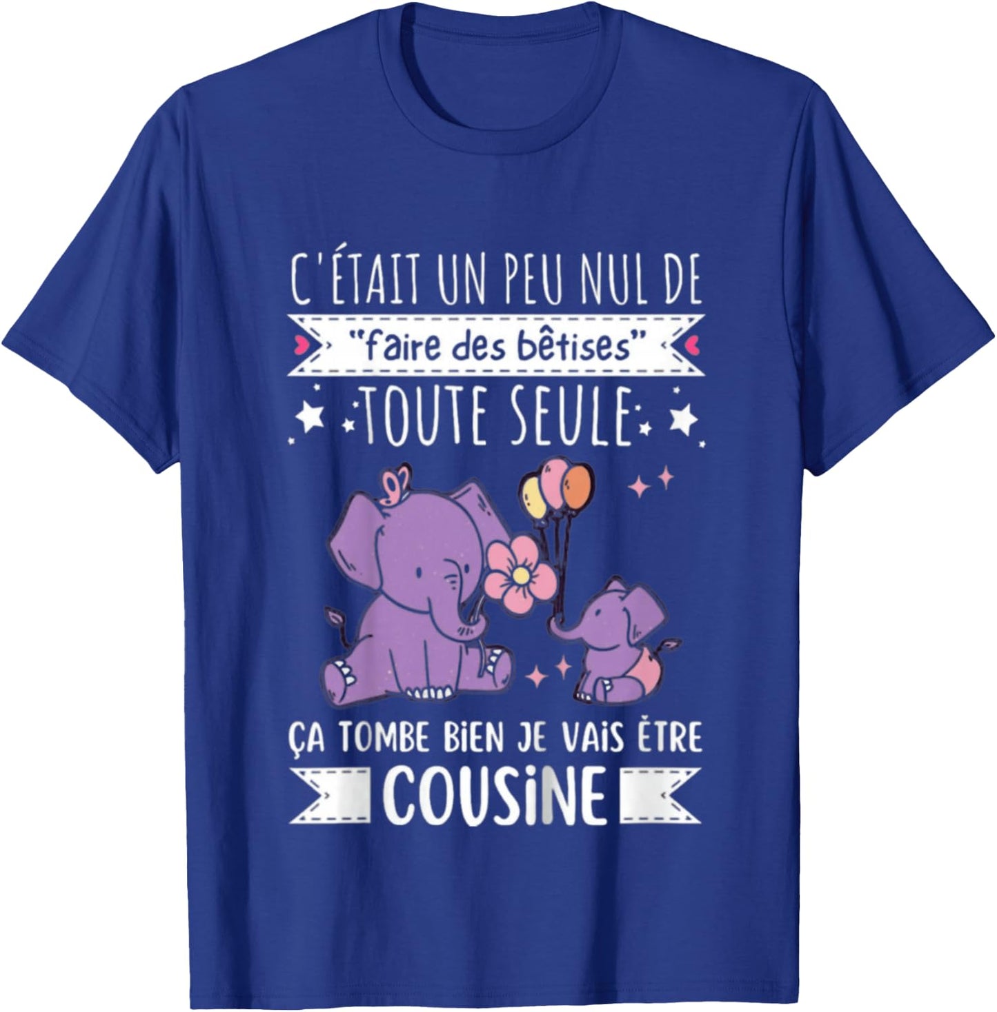Future Cousine 2027 Gift Nouvelle Naissance Futur Cousine T-Shirt - T-Shirt | Royal