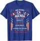 Big Scary Radical Left Agenda Equality Healthcare Freedom T-Shirt - T-Shirt | Royal