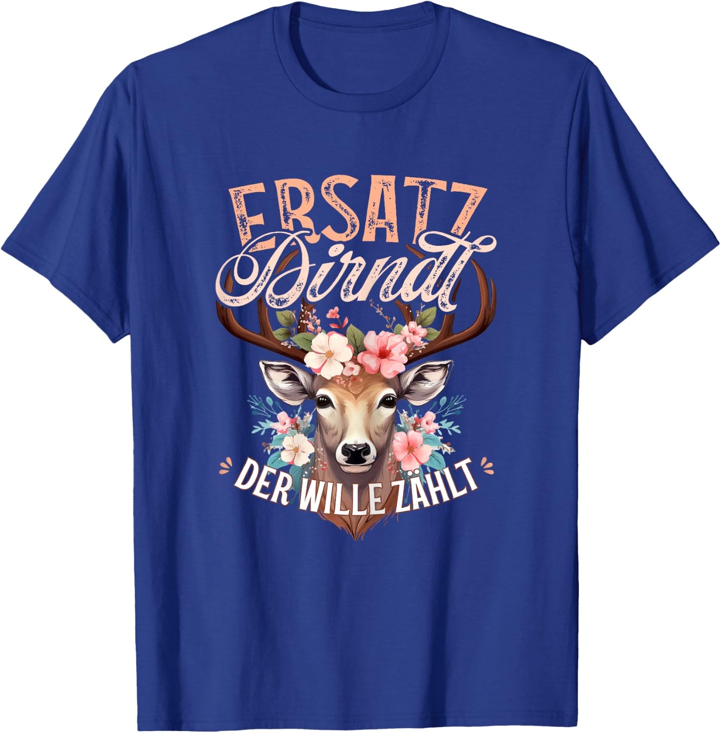 Trachten Tracht Trachtenshirt Damen, Kurzarm Ersatz Dirndl , Schwarz T-Shirt - T-Shirt | Royal