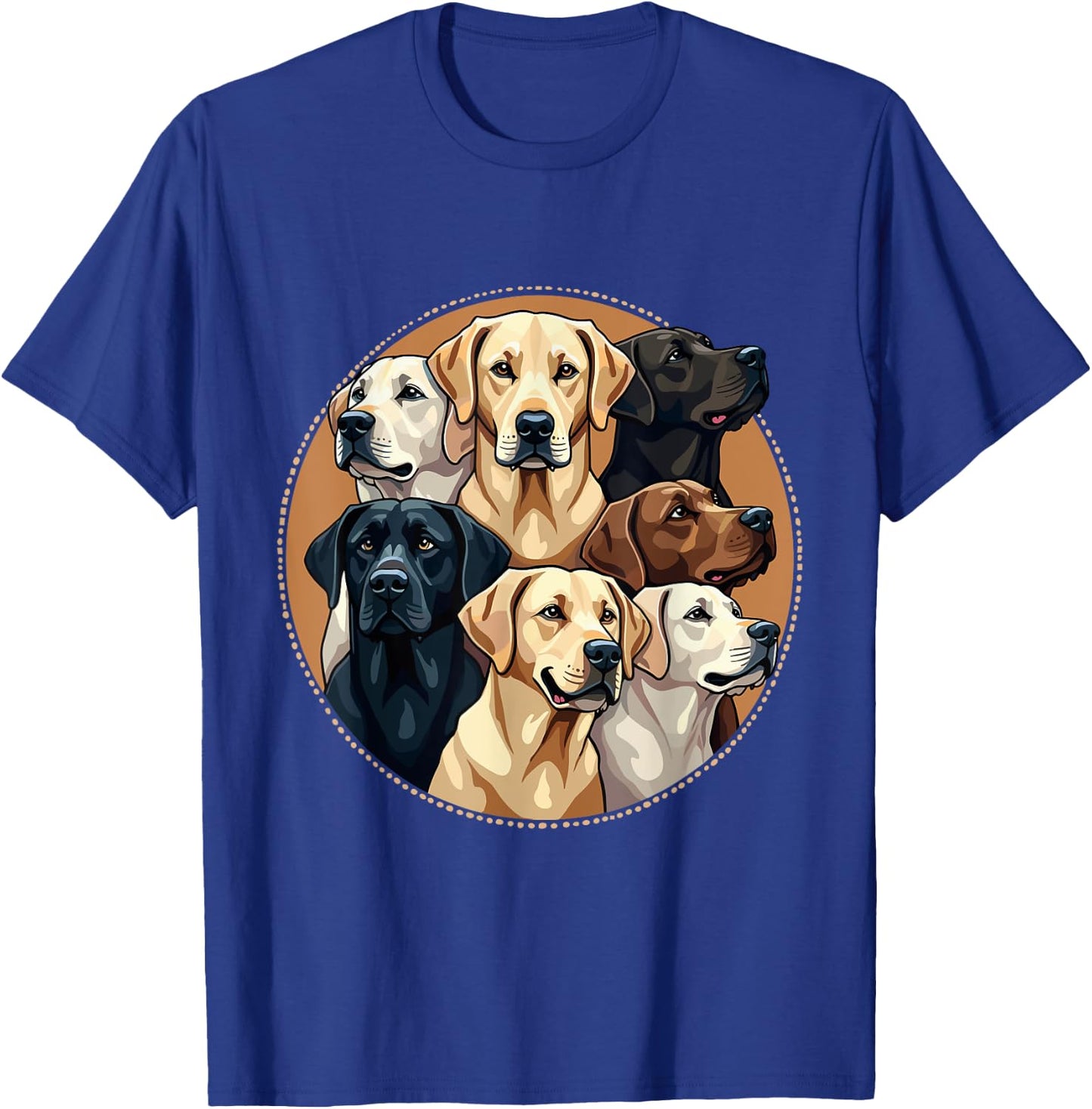 Labrador Funny Lab Dog Men Women Girls Kids T-Shirt - T-Shirt | Royal