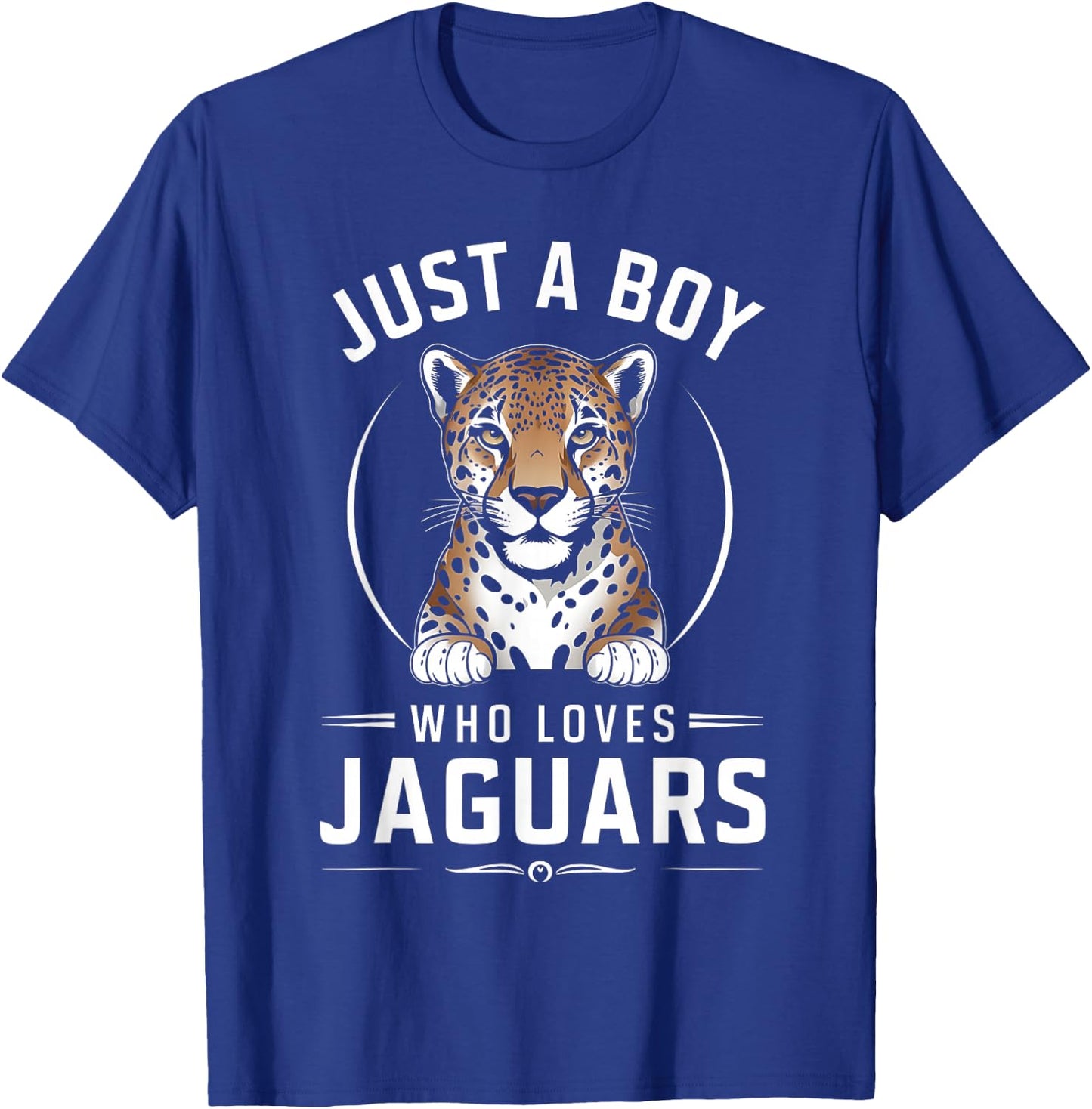 Just A Boy Who Loves Jaguars T-Shirt - T-Shirt | Royal