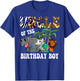 Uncle of the Birthday Boy Zoo Bday Safari Celebration T-Shirt - T-Shirt | Royal