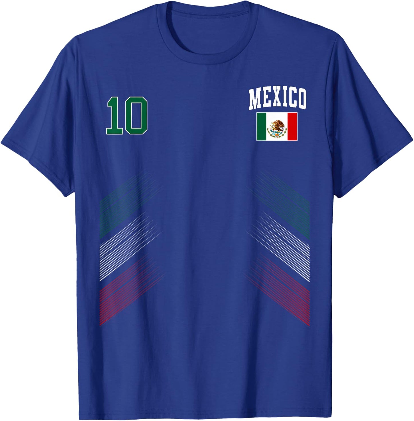 Mexiko-Flagge, mexikanischer Stolzliebhaber T-Shirt - T-Shirt | Royal