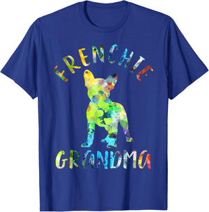 Frenchie Grandma Funny French Bulldog Owner T-Shirt - T-Shirt | Royal