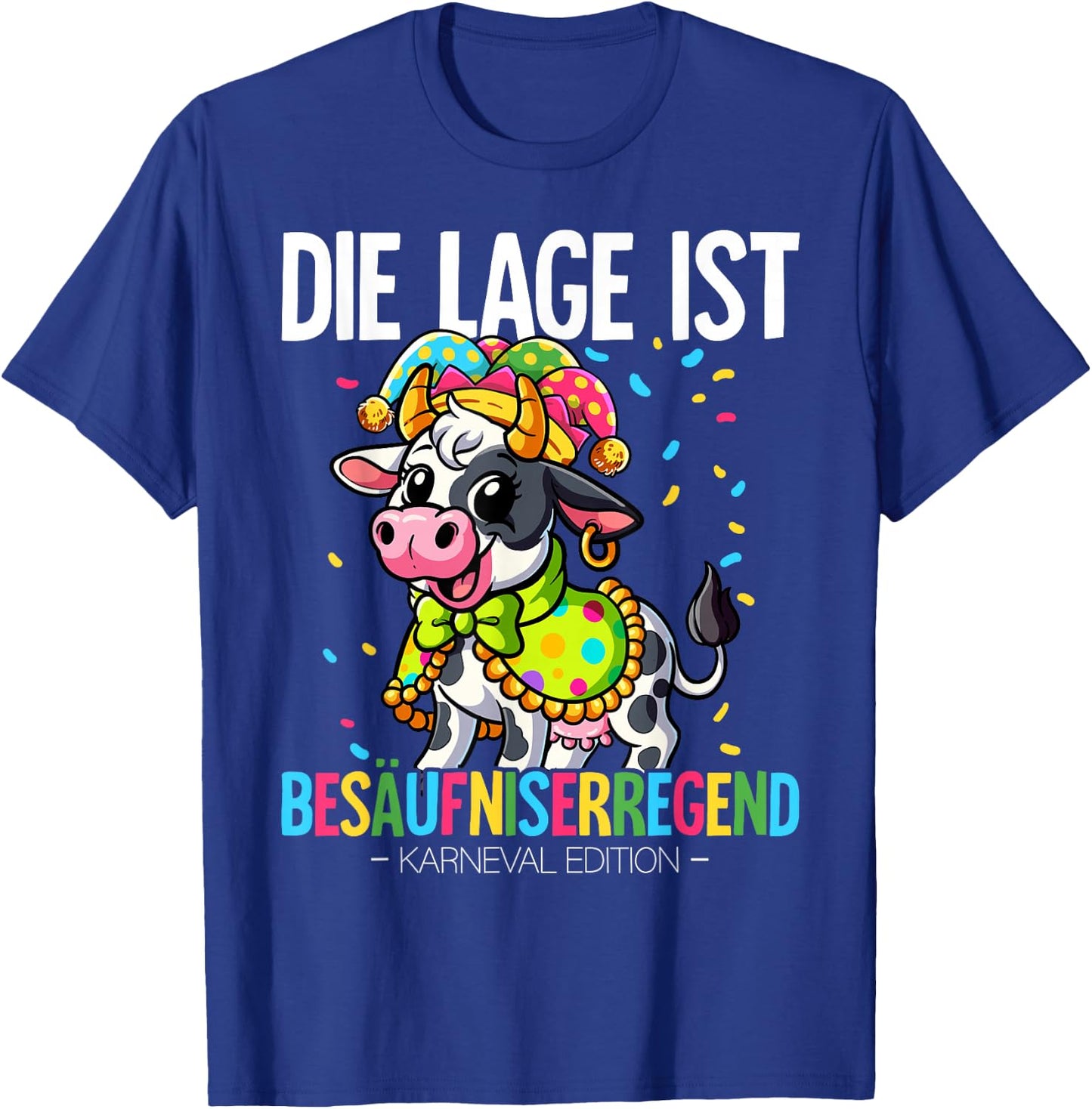 Cologne Carnival , black T-Shirt - T-Shirt | Royal