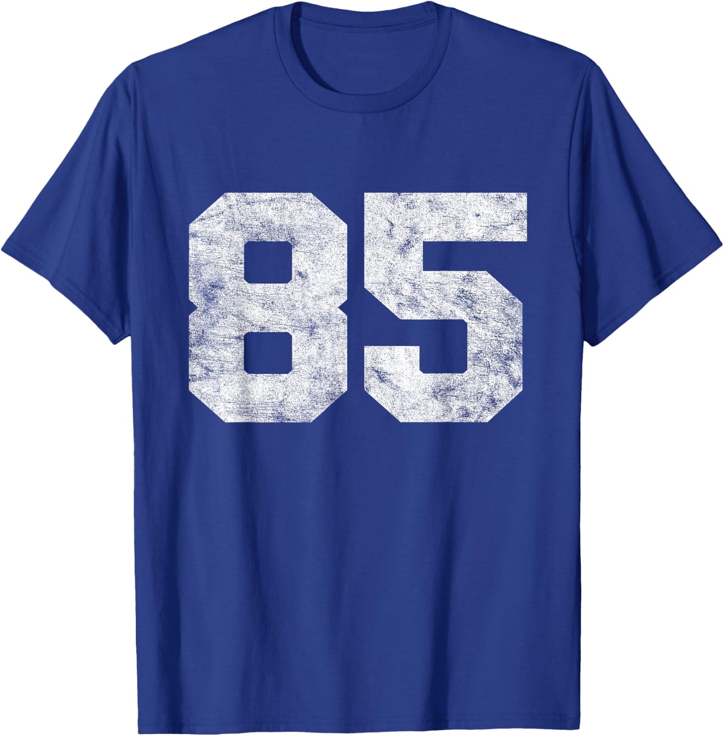 Vintage Lucky Number 85 Birthday Sports Player Team Athlete T-Shirt - T-Shirt | Royal
