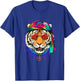Tie Dye Hippie Tiger Hippiness Peace Love Tiger T-Shirt - T-Shirt | Royal
