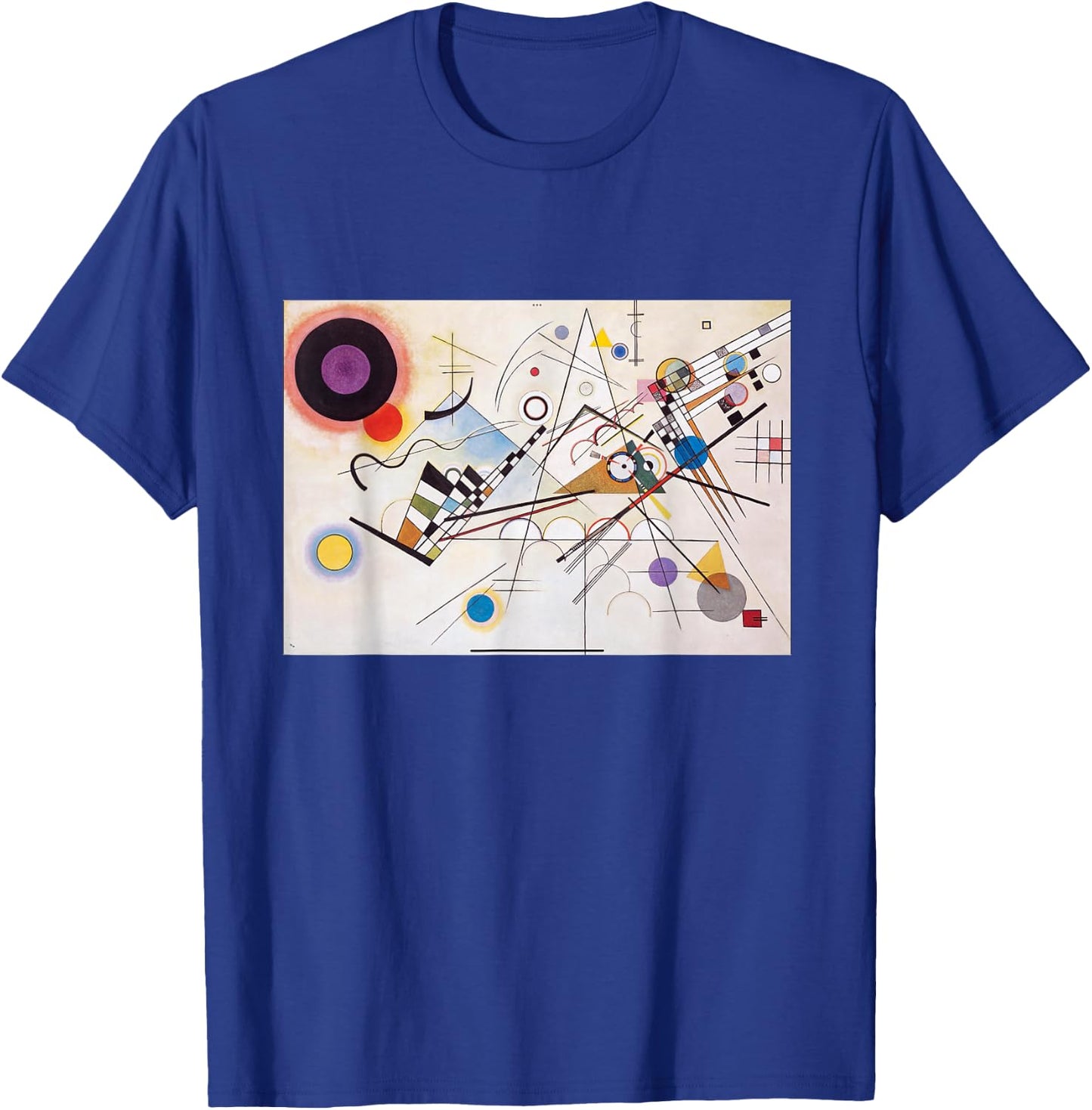 Composition of Kandinsky 8 , Black, S T-Shirt - T-Shirt | Royal